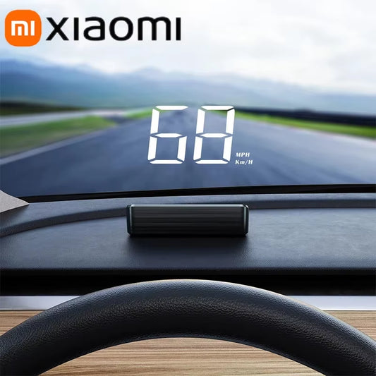 Xiaomi Car Speedometer HUD Head up Display Digital Speed Meter Windshield Projector MPH Auto Electronics Windshield Projector