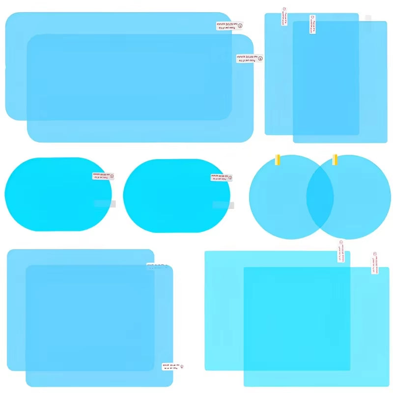 Car Soft anti Fog Film Car Rear Mirror Protective Film Window Clear Rainproof Rear View Mirror Protective Anti-Glare Clear Film