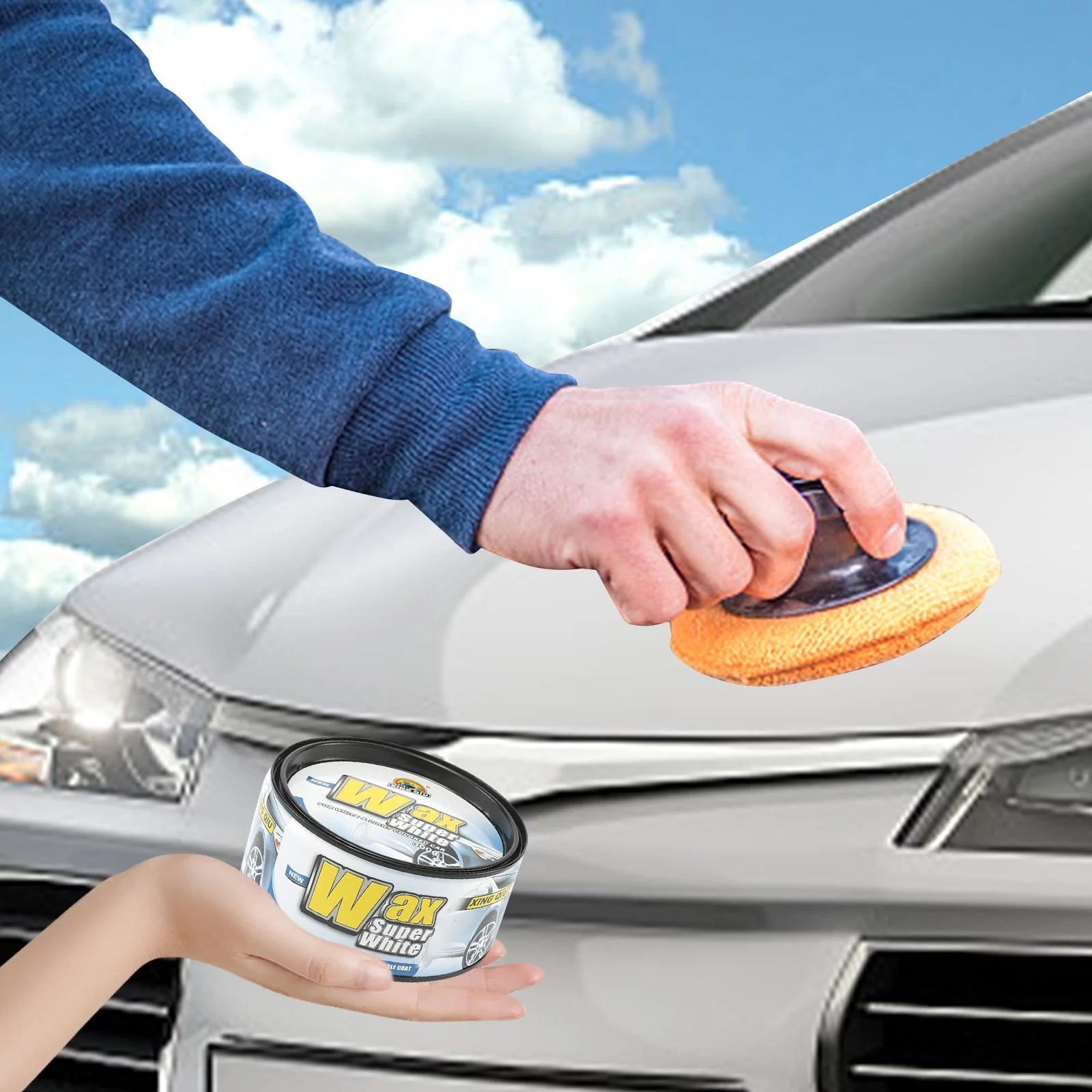 Ash Wax Car Wax Car Supplies Car Wash Maintenance Polishing Wax Car Decontamination Hard Wax