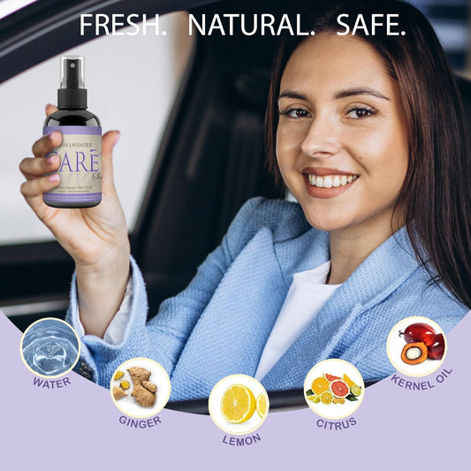 Scents Luxury Car Freshener, Long-Lasting Car Scent Spray, 2-Pack Car Scents Air Freshener, Car Fragrance to Freshen up Car, Fresh Lavender, 4 Fl Oz
