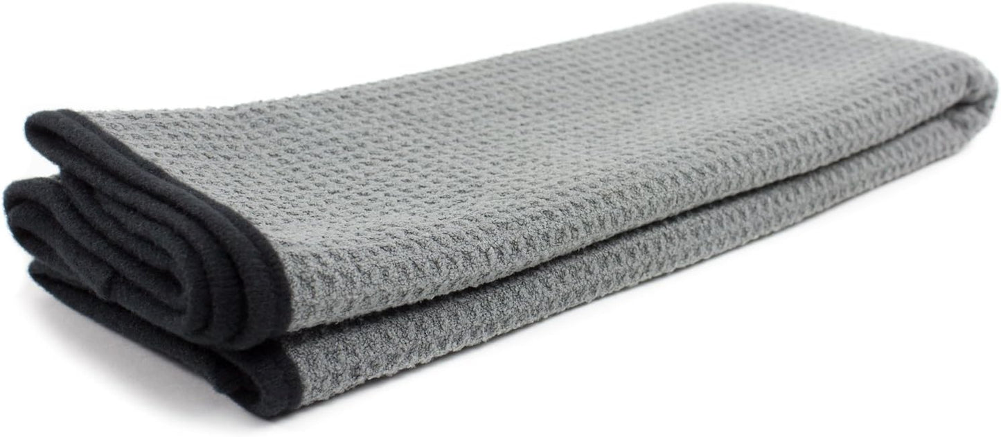 Auto 879-2 Professional Microfiber Waffle Drying Towel, 25 In. X 36 In, 2-Pack