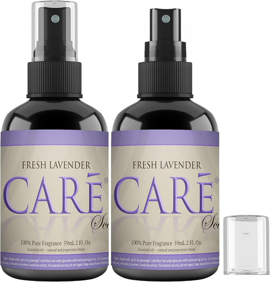 Scents Luxury Car Freshener, Long-Lasting Car Scent Spray, 2-Pack Car Scents Air Freshener, Car Fragrance to Freshen up Car, Fresh Lavender, 4 Fl Oz