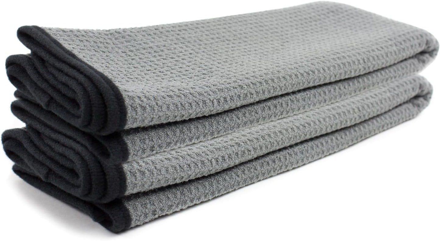 Auto 879-2 Professional Microfiber Waffle Drying Towel, 25 In. X 36 In, 2-Pack
