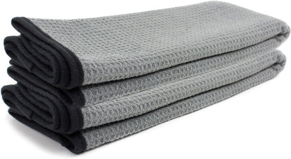Auto 879-2 Professional Microfiber Waffle Drying Towel, 25 In. X 36 In, 2-Pack